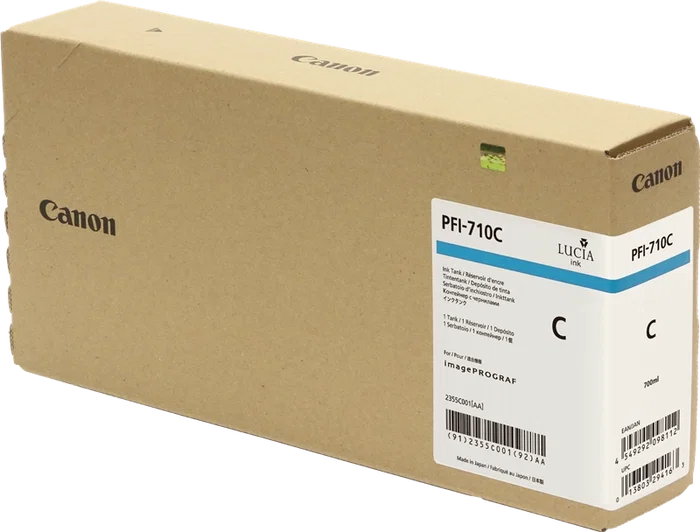 Canon PFI-710C Cyan 700 ml (2355C001) XL