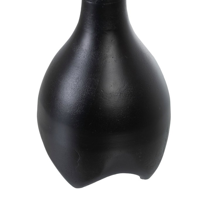 BigBuy Home Table d'appoint Noir Rond