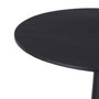 BigBuy Home Table d'appoint Noir Rond
