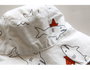 Dailylike Tissu en coton biologique Jaws Animaux 1,10m x 3m