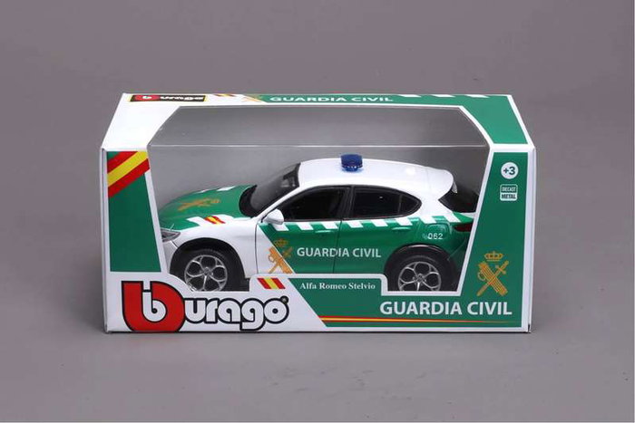 Burago Alfa Romeo Stelvio Guardia Civil 1:24