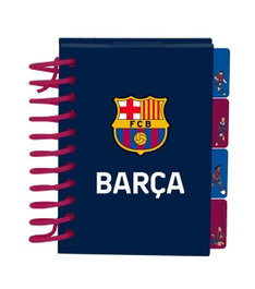 Safta Bloc-notes A7 F.C. Barcelona avec couverture rigide, 80 feuilles