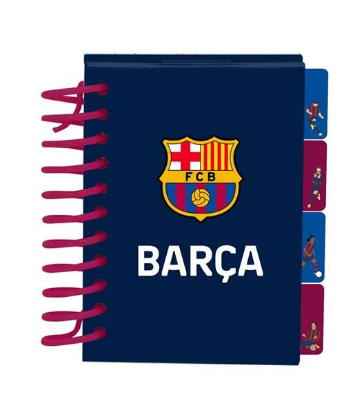 Safta Bloc-notes A7 F.C. Barcelona avec couverture rigide, 80 feuilles Safta Bloc-notes A7 F.C. Barcelona avec couverture rigide, 80 feuilles