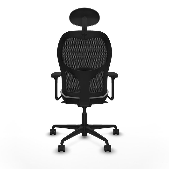 Piqueras y Crespo Chaise de Bureau avec Appui-tête Jorquera 3D036N1 Gris clair