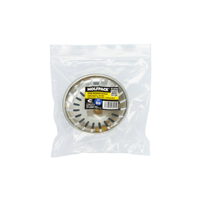 WOLFPACK LINEA PROFESIONAL Filtre panier en acier inoxydable Ø 7,5 cm