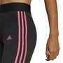 Leggings de Sport pour Femmes Adidas 3 Stripes Noir