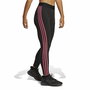 Leggings de Sport pour Femmes Adidas 3 Stripes Noir