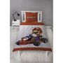 Mario Bros Parure de lit réversible Super Mario en microfibre, 140 x 200 cm