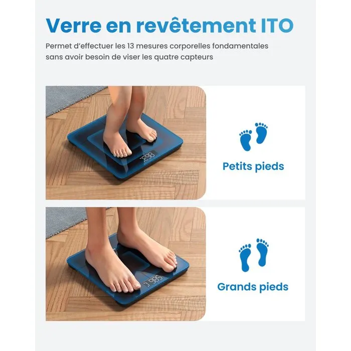Renpho Elis 2 A016 Pese-personne connecté Bluetooth - Noir