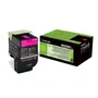 Lexmark 802SM Toner Magenta pour Lexmark CX310dn, CX410de, CX510de - 2 000 Pages