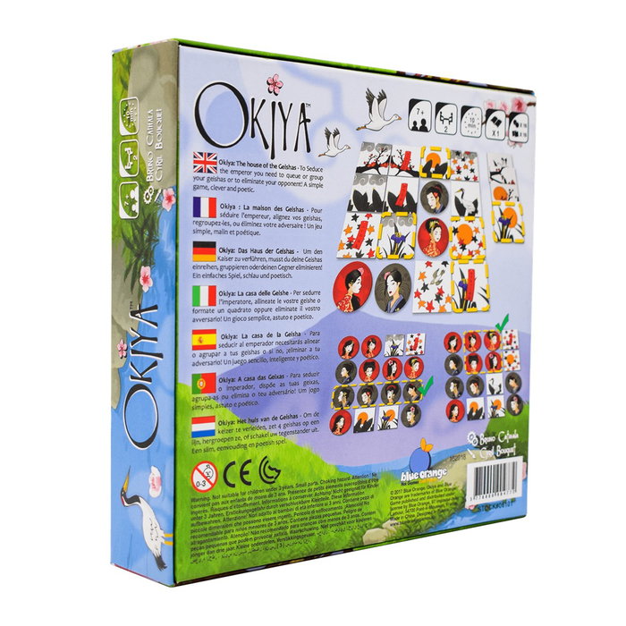 Blue Orange BO00801ML Okiya Jeu de société stratégique pour 2 joueurs dès 8 ans
