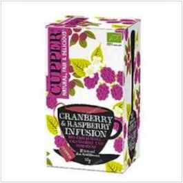 CUPPER Infusion Arandano y Frambuesa 20 sachets