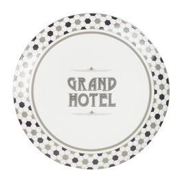 Home Deco Factory Plat Grand Hotel 20 cm en céramique