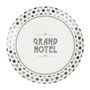 Home Deco Factory Plat Grand Hotel 20 cm en céramique
