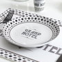 Home Deco Factory Plat Grand Hotel 20 cm en céramique