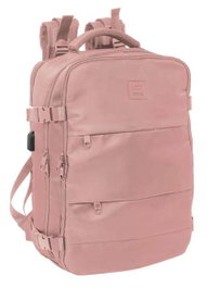 Safta - Mochila Rosa - Sac de voyage cabine portable pour ordinateur portable 15,6 pouces - Dimensions: 29 x 44 x 19 cm