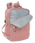 Safta - Mochila Rosa - Sac de voyage cabine portable pour ordinateur portable 15,6 pouces - Dimensions: 29 x 44 x 19 cm