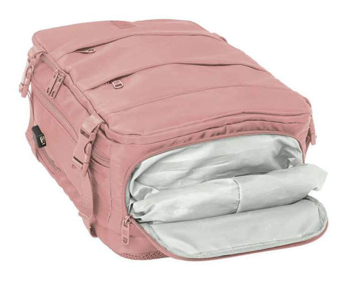 Safta - Mochila Rosa - Sac de voyage cabine portable pour ordinateur portable 15,6 pouces - Dimensions: 29 x 44 x 19 cm