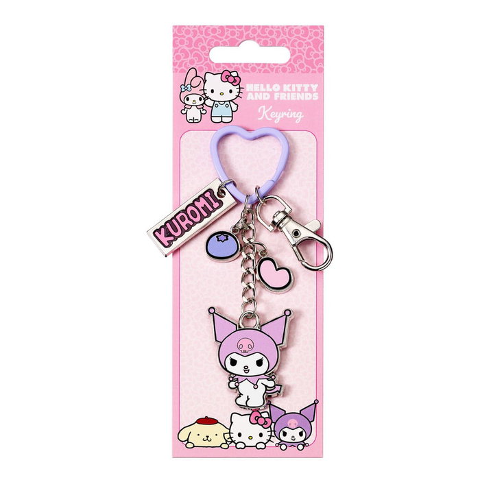 Hello Kitty porte-clés avec breloques Kuromi 15 cm