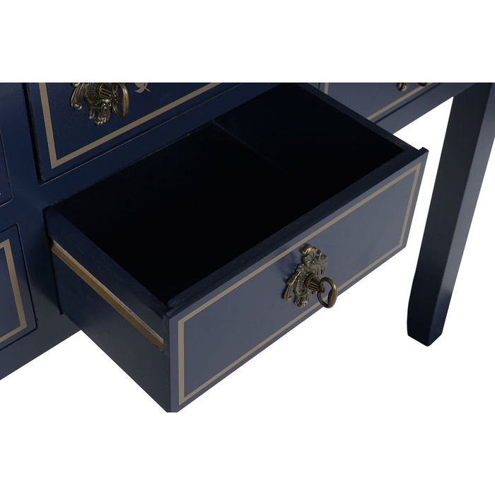 Meuble d'Entrée Home ESPRIT Marron Blue marine 103 x 35 x 80 cm