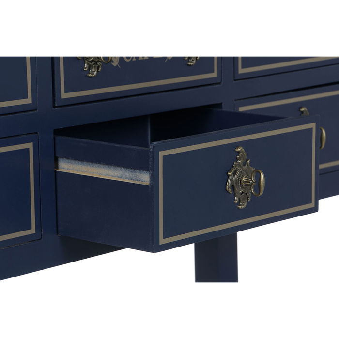 Meuble d'Entrée Home ESPRIT Marron Blue marine 103 x 35 x 80 cm
