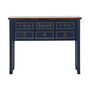 Meuble d'Entrée Home ESPRIT Marron Blue marine 103 x 35 x 80 cm