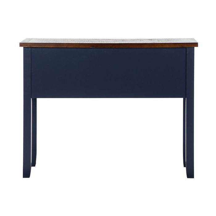 Meuble d'Entrée Home ESPRIT Marron Blue marine 103 x 35 x 80 cm