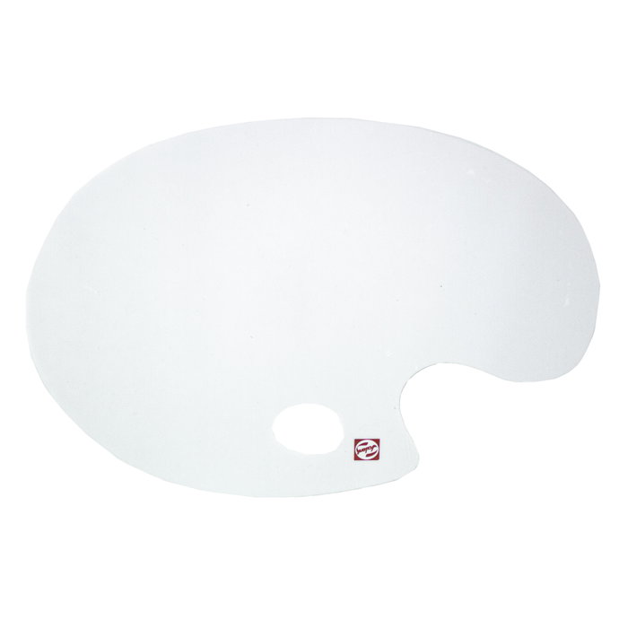 Talens Palette Ovale en Plastique Lisse 30x40 cm Talens Palette Ovale en Plastique Lisse 30x40 cm