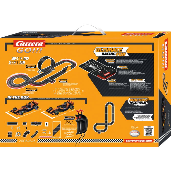 Carrera GO!!! McLaren Racing - Circuit de voitures de slot 1:43 Carrera GO!!! McLaren Racing - Circuit de voitures de slot 1:43