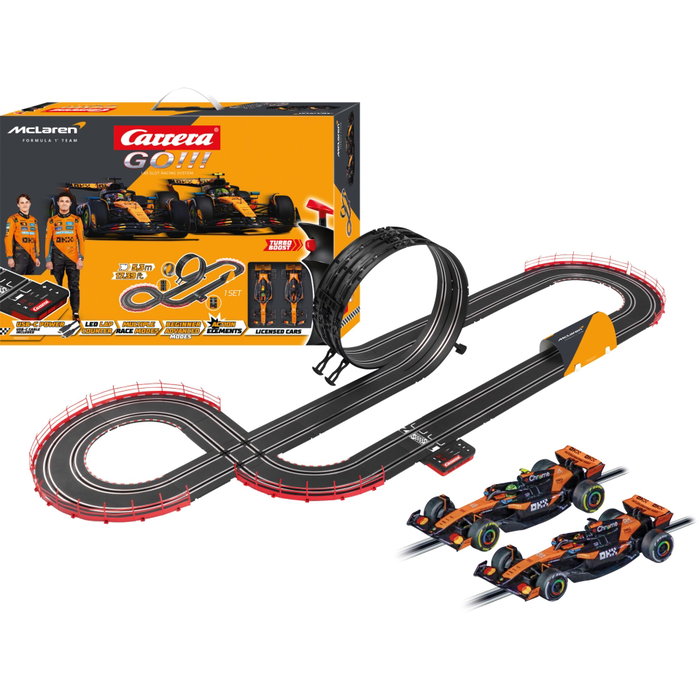 Carrera GO!!! McLaren Racing - Circuit de voitures de slot 1:43 Carrera GO!!! McLaren Racing - Circuit de voitures de slot 1:43