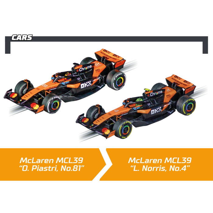 Carrera GO!!! McLaren Racing - Circuit de voitures de slot 1:43 Carrera GO!!! McLaren Racing - Circuit de voitures de slot 1:43