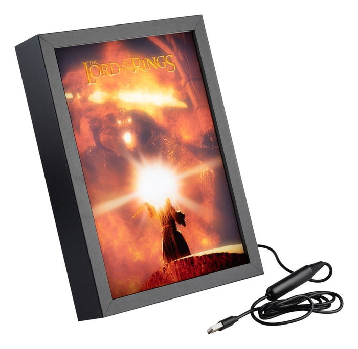 Le Seigneur des Anneaux panneau LED encadré 28 x 20 cm Le Seigneur des Anneaux panneau LED encadré 28 x 20 cm