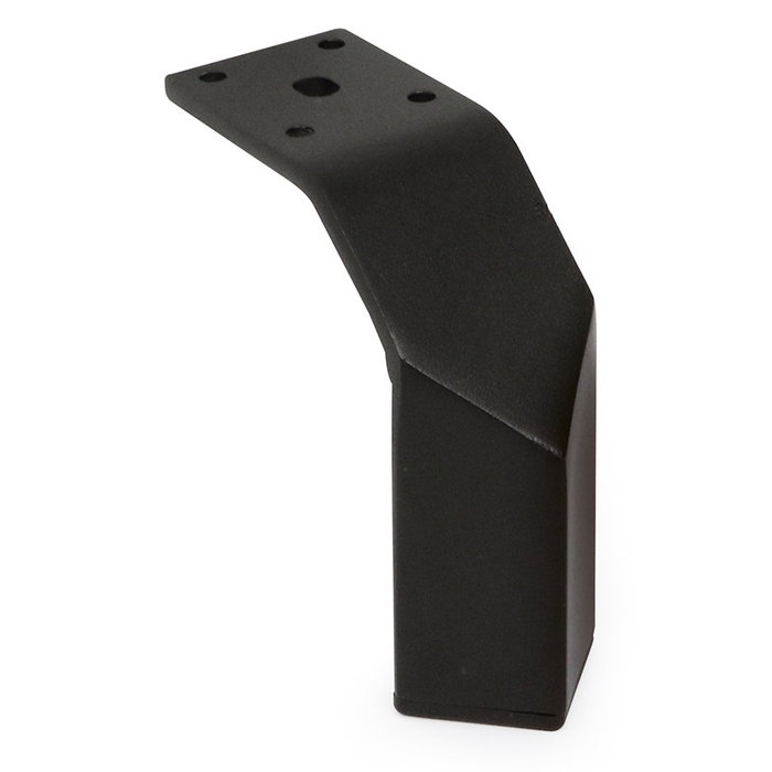 Q&Q Pata H123 - Pied métallique de modèle Tensa pour canapé et meuble, hauteur 123 mm, finition noir mat Q&Q Pata H123 - Pied métallique de modèle Tensa pour canapé et meuble, hauteur 123 mm, finition noir mat