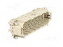 HARTING Insert de contact HDC mâle Han® HMC 64+PE