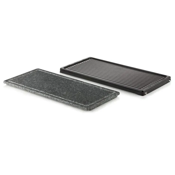 Domo DO9189G Appareil à Raclette pour 8 Personnes avec 8 Poêlons, Thermostat Réglable, Revêtement Anti-Adhésif - Noir