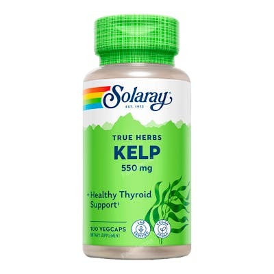 SOLARAY Kelp 550 mg, 100 capsules végétales SOLARAY Kelp 550 mg, 100 capsules végétales