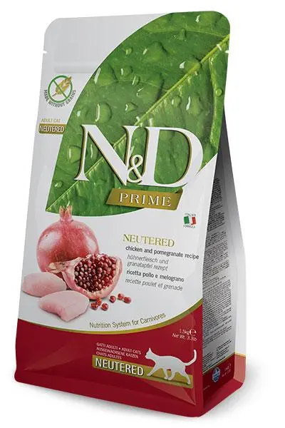 Farmina N&D Prime GF Poulet pour Chat Stérilisé 300g Farmina N&D Prime GF Poulet pour Chat Stérilisé 300g