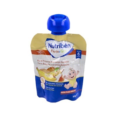 NUTRIBEN FRUTA & GO Poire-Argent-Narra-Biscuit 90g NUTRIBEN FRUTA & GO Poire-Argent-Narra-Biscuit 90g