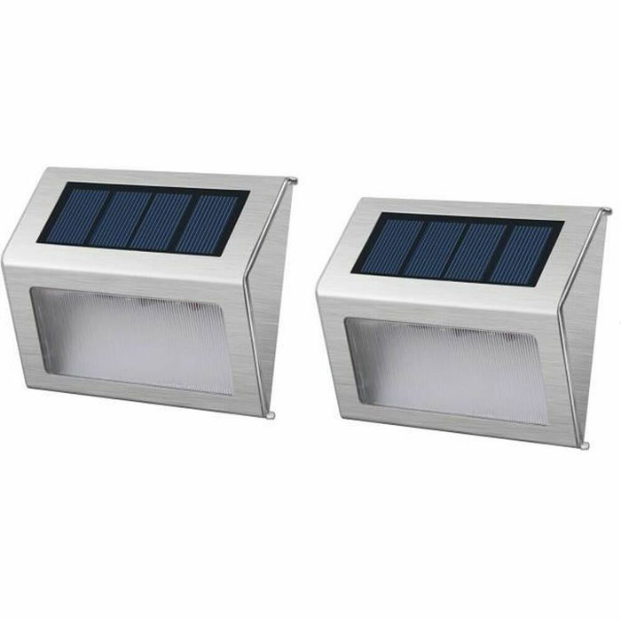 Lumisky Pack de 2 Spots Solaires Muraux Wally W8 Blanc et Noir Lumisky Pack de 2 Spots Solaires Muraux Wally W8 Blanc et Noir