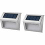 Lumisky Pack de 2 Spots Solaires Muraux Wally W8 Blanc et Noir