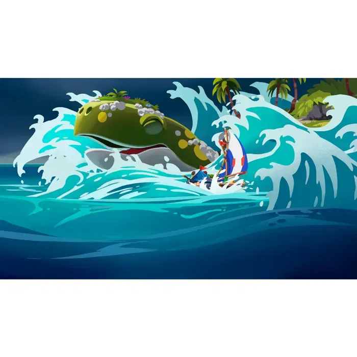 Just For Games Survival Kids - Jeu de survie coopératif pour Nintendo Switch 2 - Aventure sur des îles perchées sur des créatures géantes