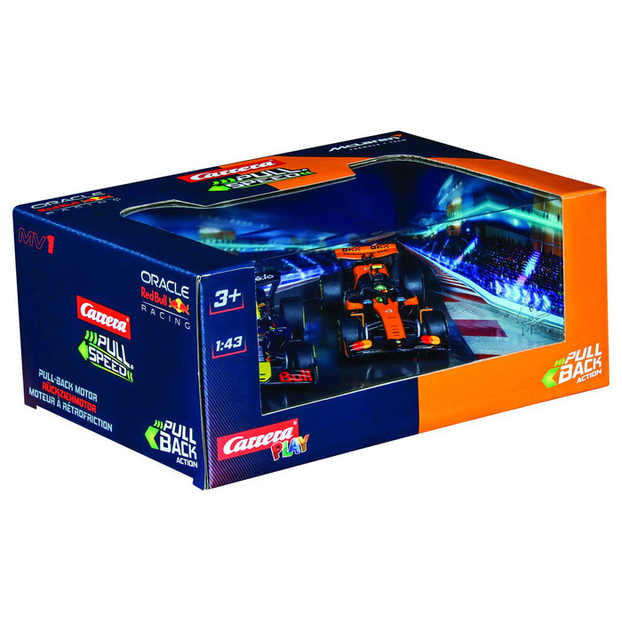 CARRERA Blister de 2 Voitures F1 Red Bull Twinpack à Motorisation Pull-Back - Jouet Véhicule Miniature 1:43 - À Partir de 3 Ans