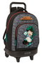Safta - Sac à dos à roulettes compact et amovible My Hero Academia 33x45x22cm - Pour enfants et adultes (à partir de 3 ans)
