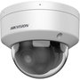 Hikvision Caméra de Sécurité Extérieure Dome 8 MP AcuSense - Objectif 2.8 mm F1.0 avec Microphone - Résolution 4K 3840x2160, WDR, DNR, Protection IP67 IK10, Alarme, Compatible PoE