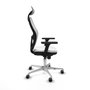 Piqueras y Crespo Chaise de Bureau 3D086G1 Blanc