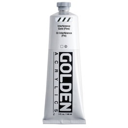Golden Peinture Acrylique Heavy Body Or Interférence (Fin) 148 ml