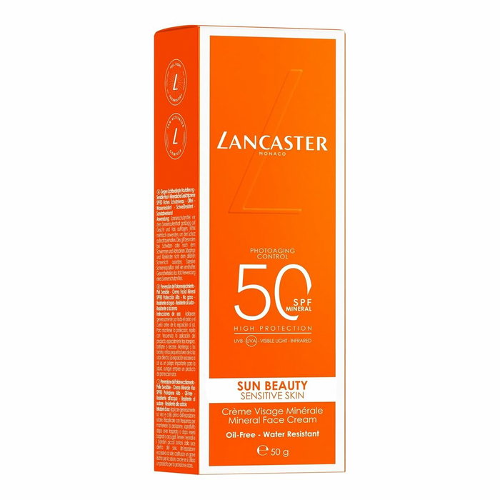 Lancaster Sun Beauty Crème Minérale Visage Peau Sensible SPF50