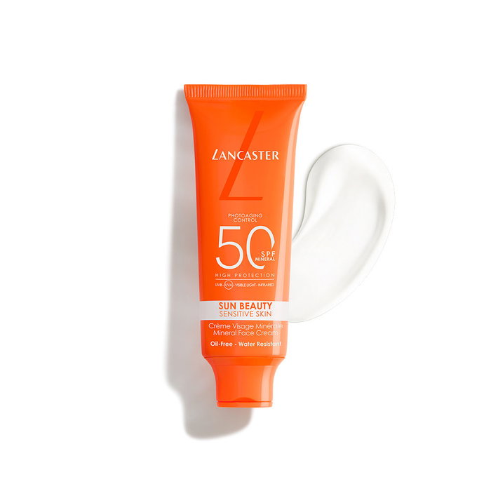 Lancaster Sun Beauty Crème Minérale Visage Peau Sensible SPF50 30 ml