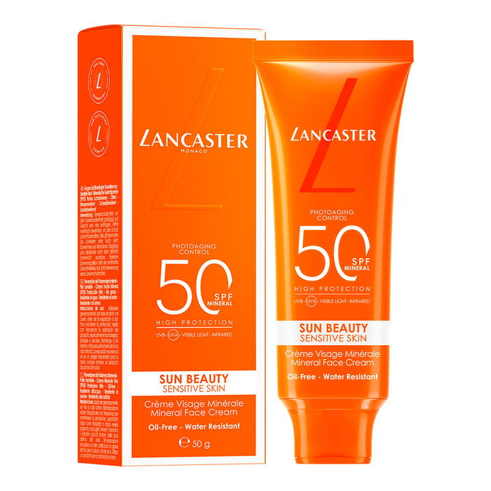 Lancaster Sun Beauty Crème Minérale Visage Peau Sensible SPF50 30 ml