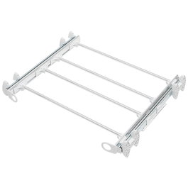 Servetto Pantalonero bandejero extraíble avec plateau Blanc-Nickel
